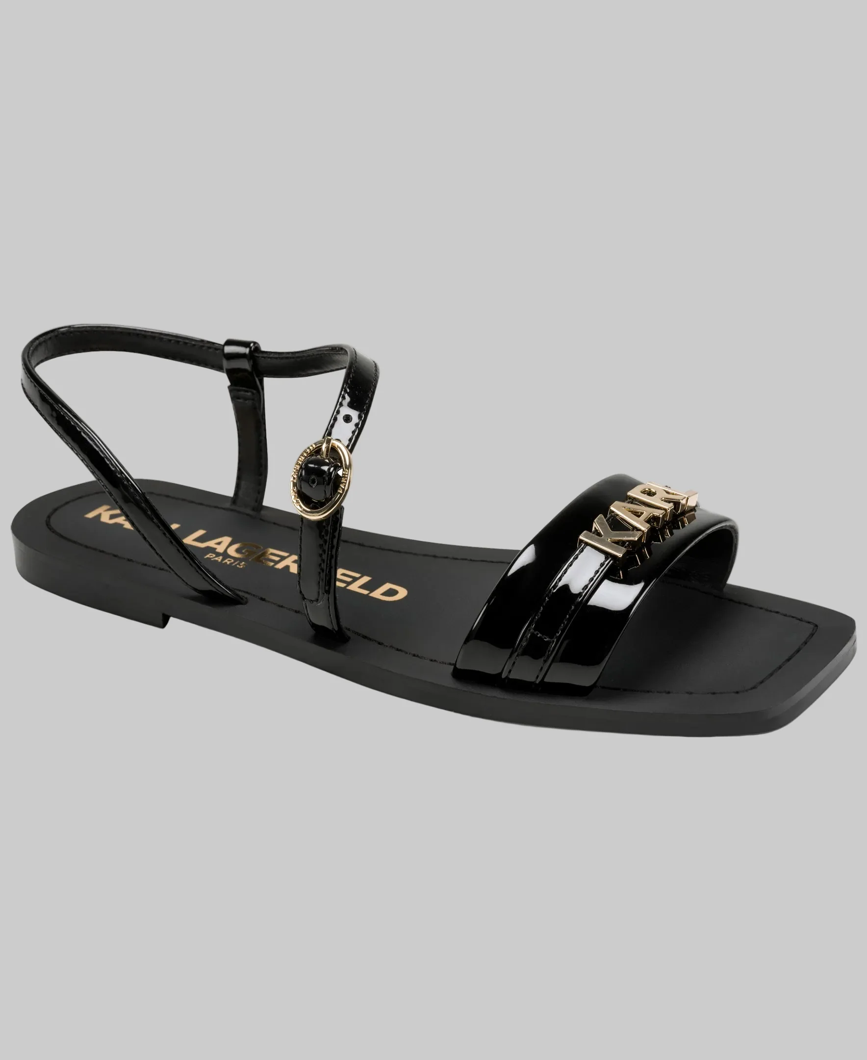 MIRAM SANDAL WITH GOLD KARL LOGO - Image 2