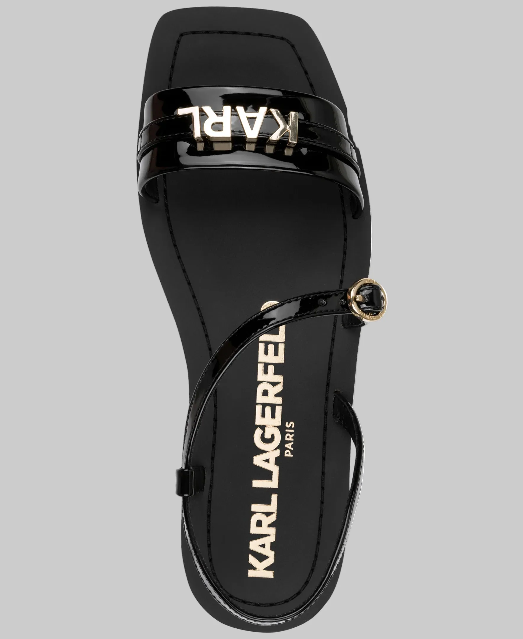 MIRAM SANDAL WITH GOLD KARL LOGO - Image 4