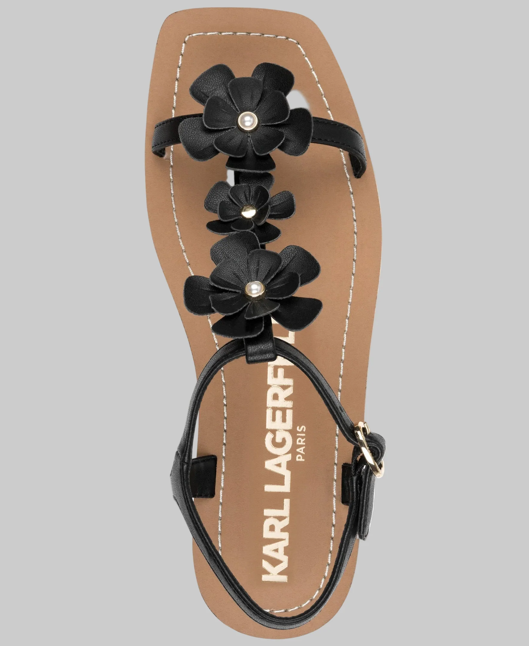 MARGATE SANDAL WITH FLOWERS - Image 4
