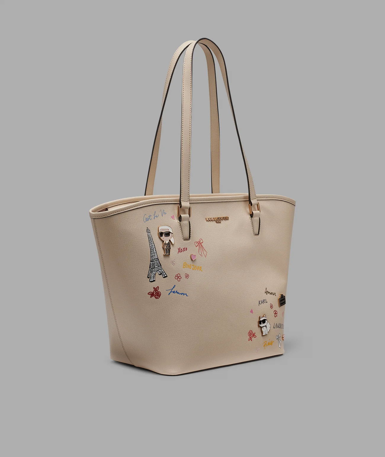ADELE TOTE WITH KARL ART - Image 2