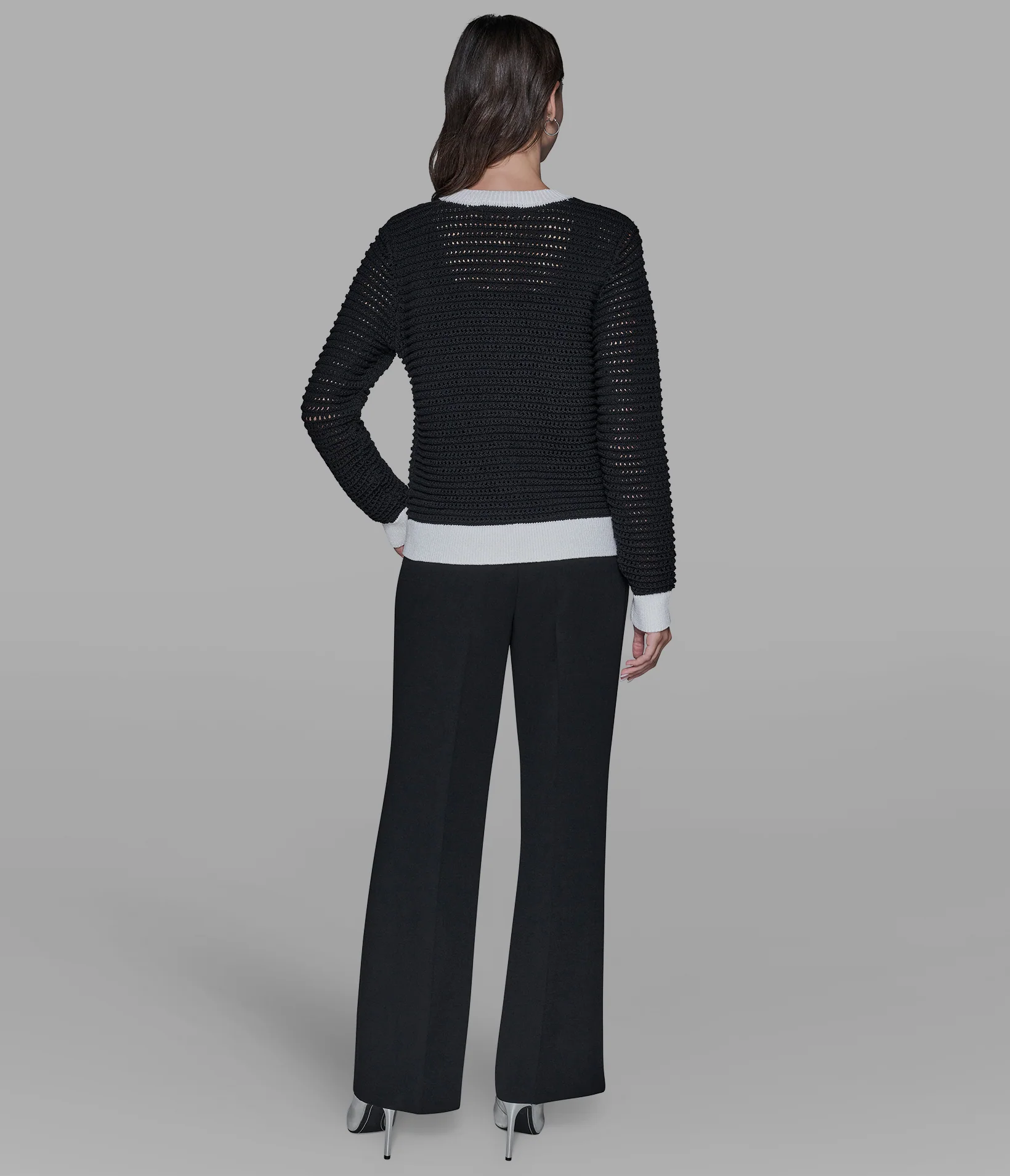 CROCHET KNIT CARDIGAN - Image 5
