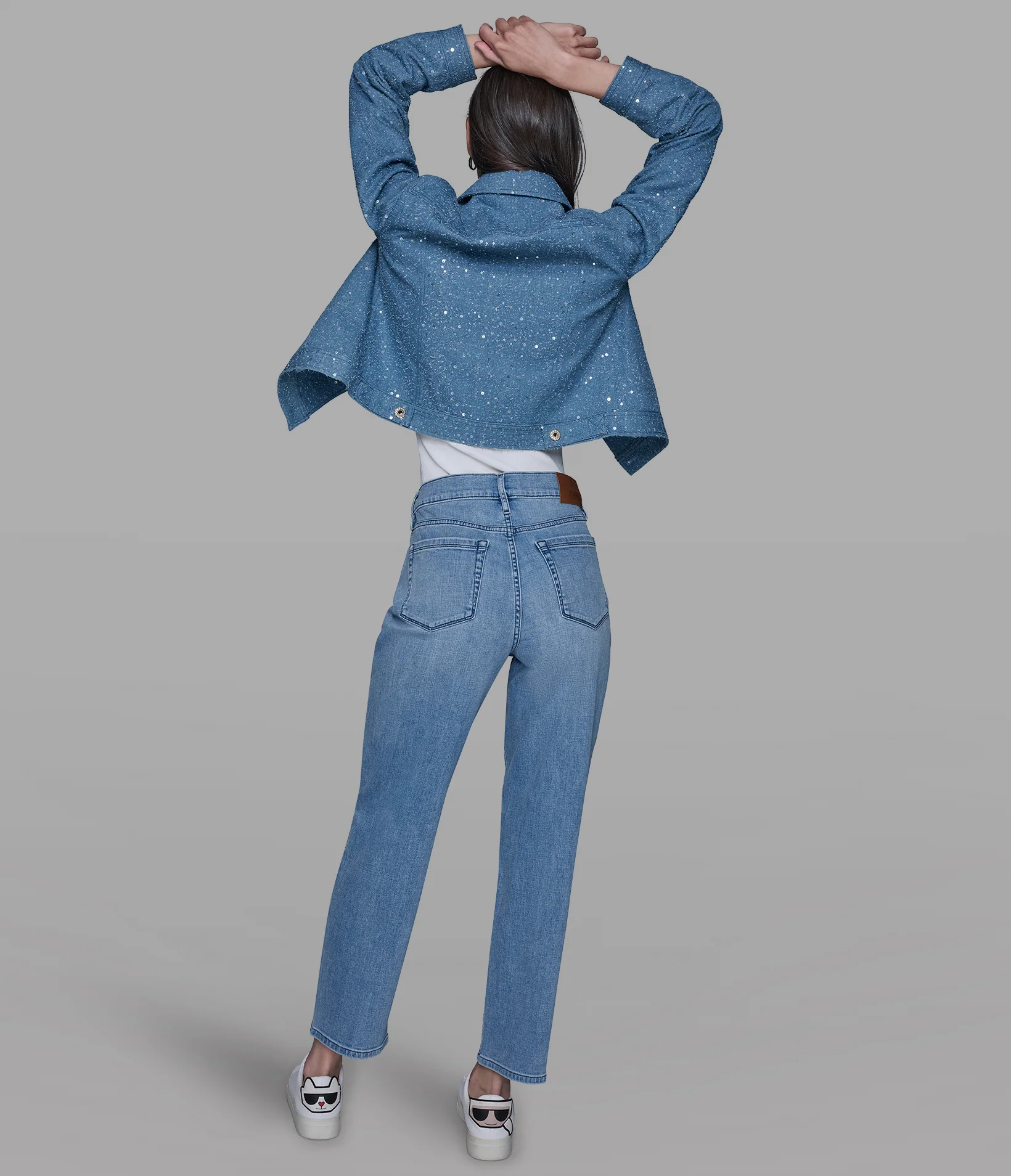 RHINESTONE TRIM JEAN - Image 5