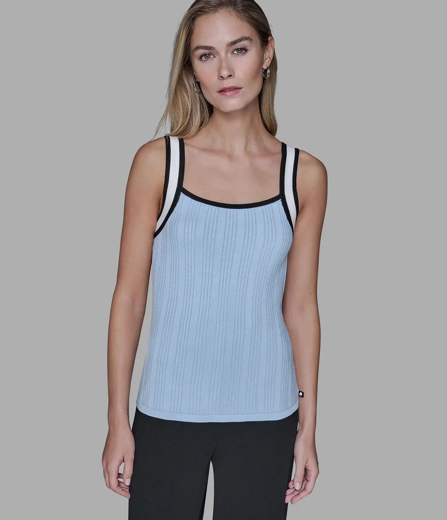 RIBBED SWEATER TANK