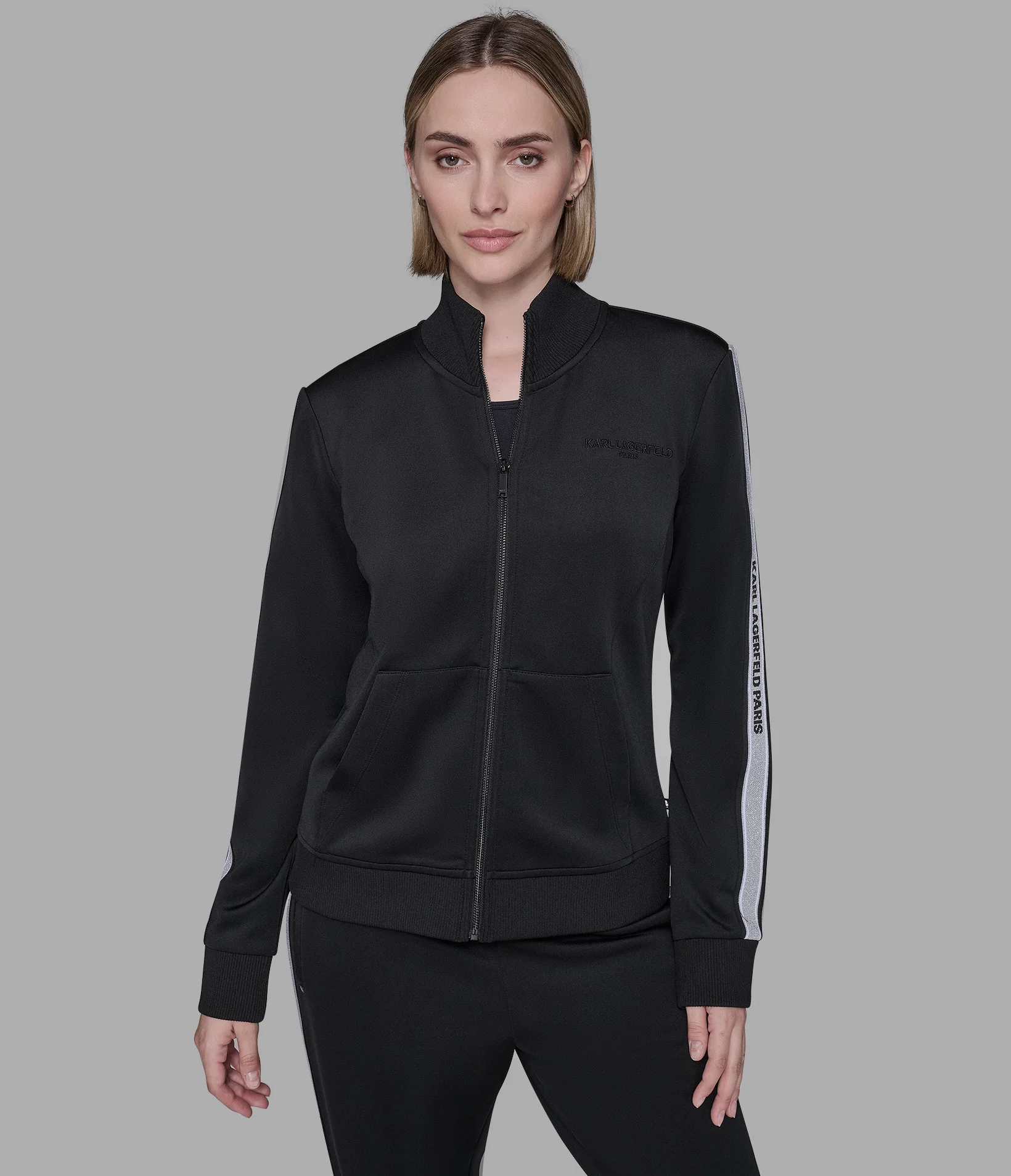 CO-ORD LOGO TAPE TRACK JACKET