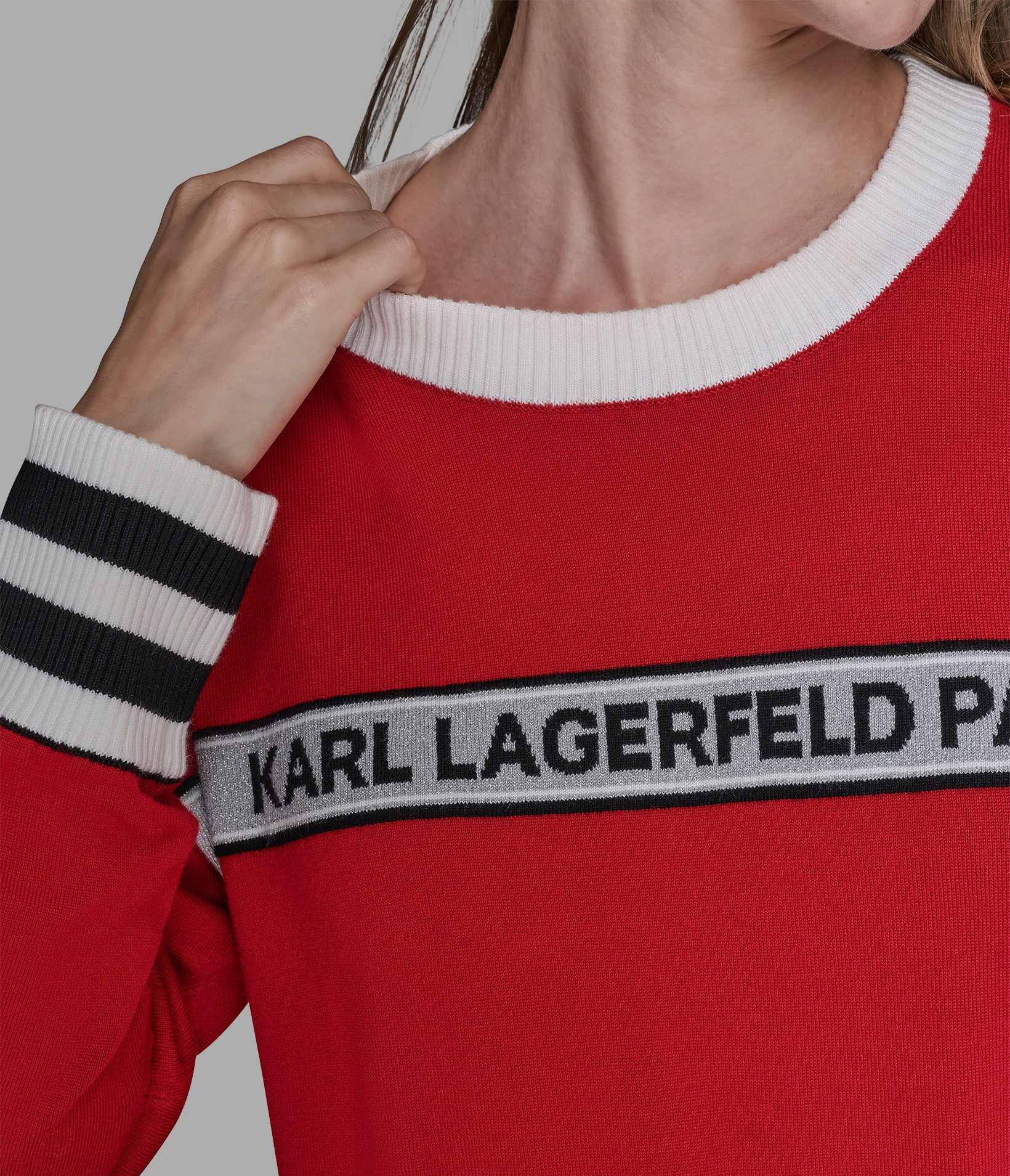 STRIPE LOGO SWEATER - Image 6