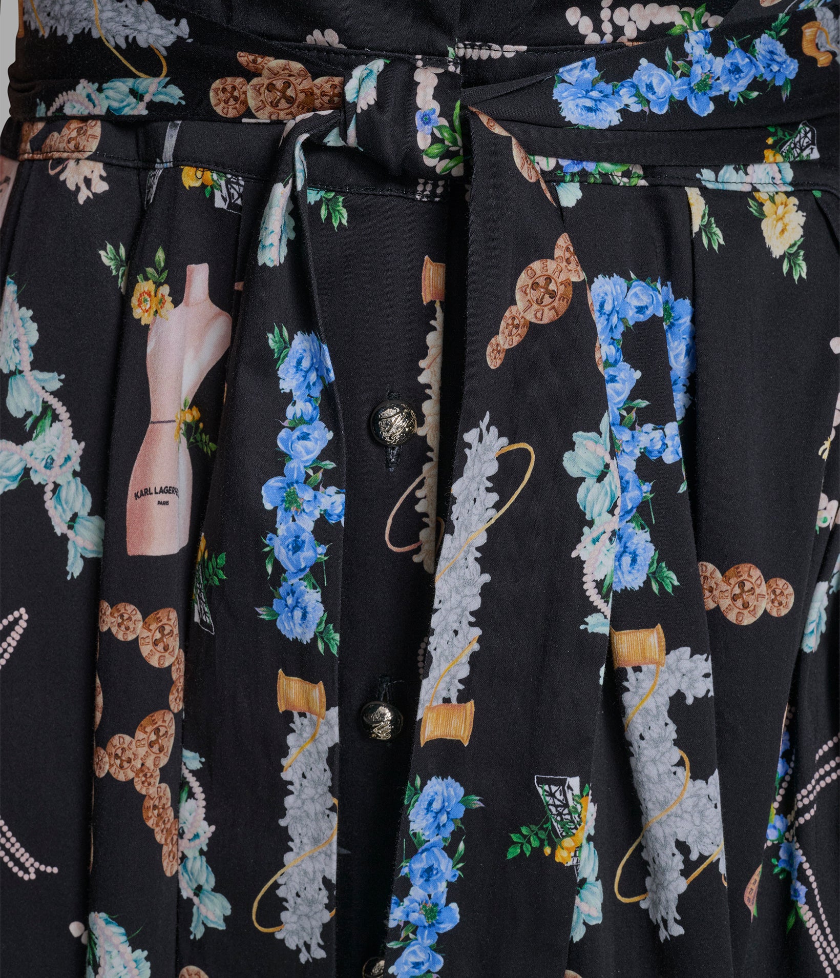 SHORT SLEEVE MIDI WRAP DRESS - Image 5