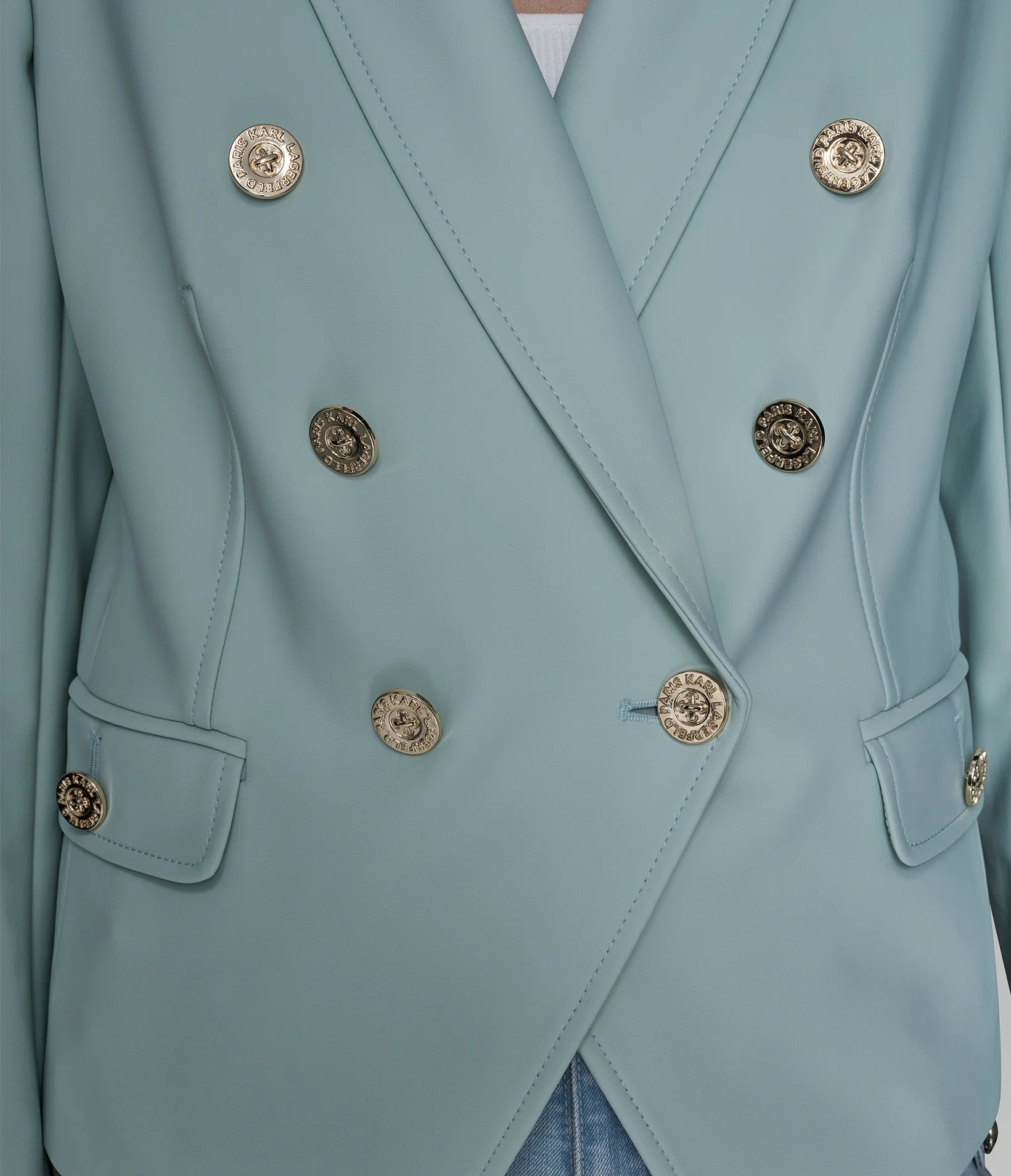 DOUBLE-BREASTED COMPRESSION BLAZER - Image 7