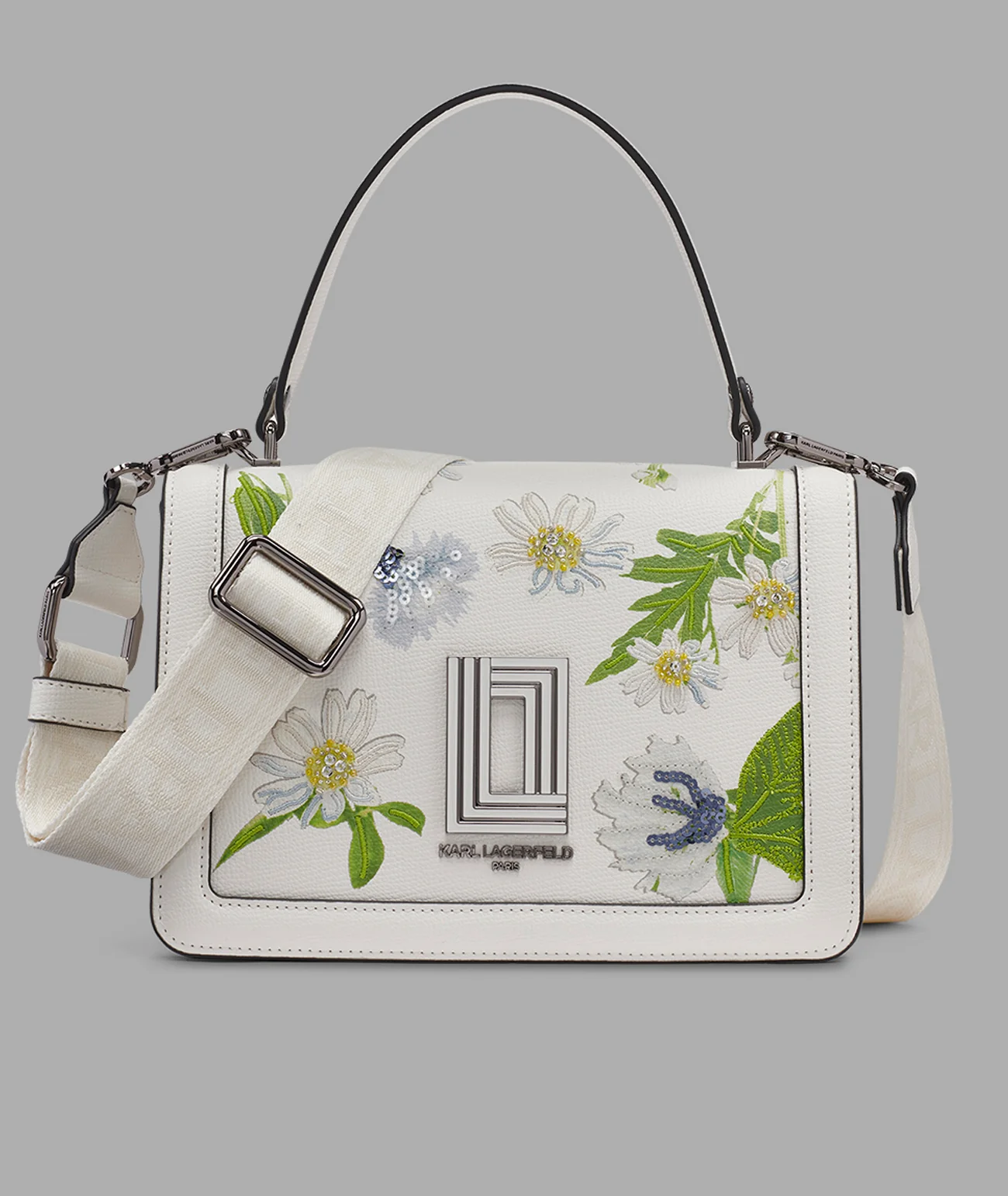 SIMONE FLORAL SATCHEL