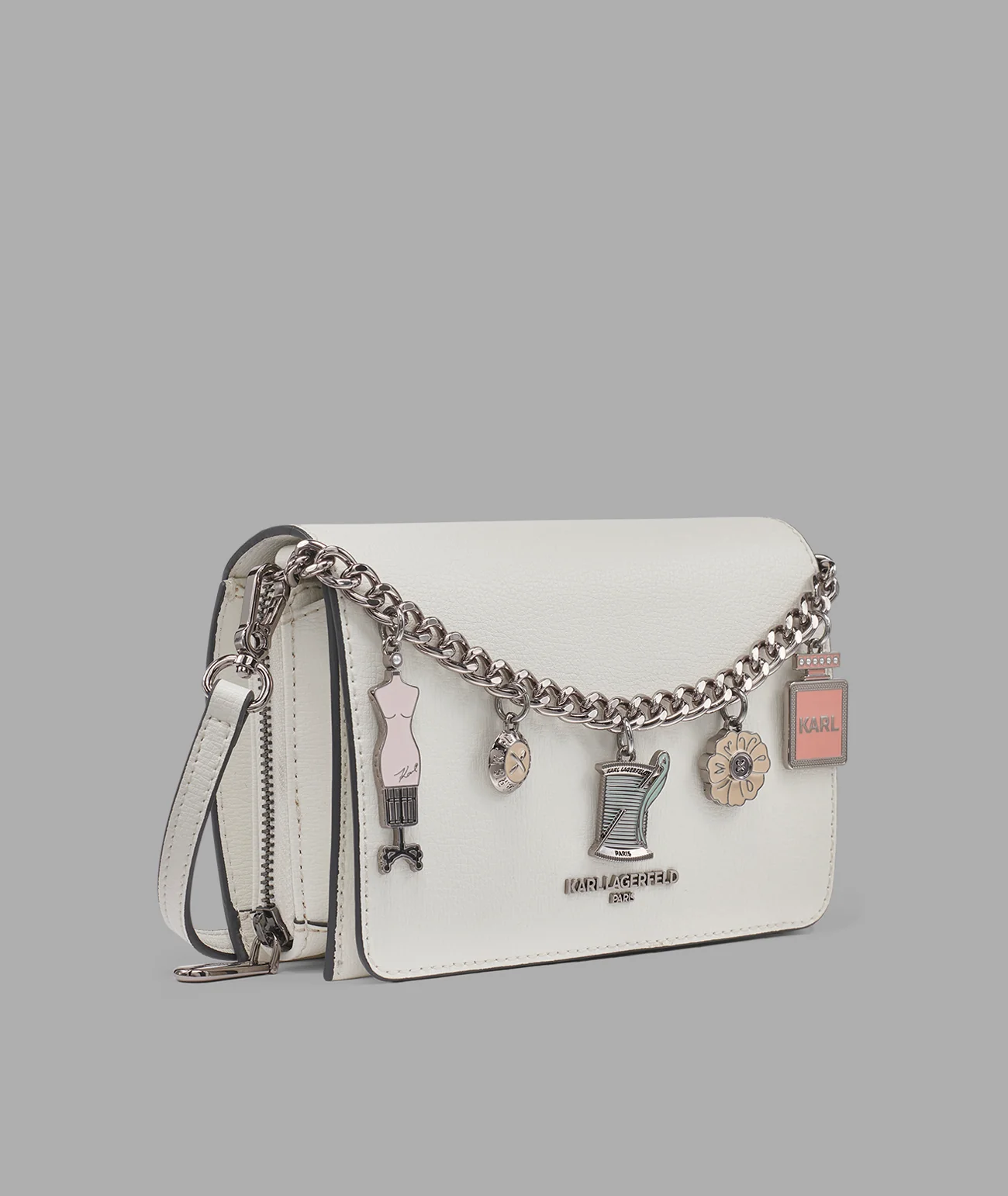 LOURDES CROSSBODY WITH FASHION CHAIN - Image 3