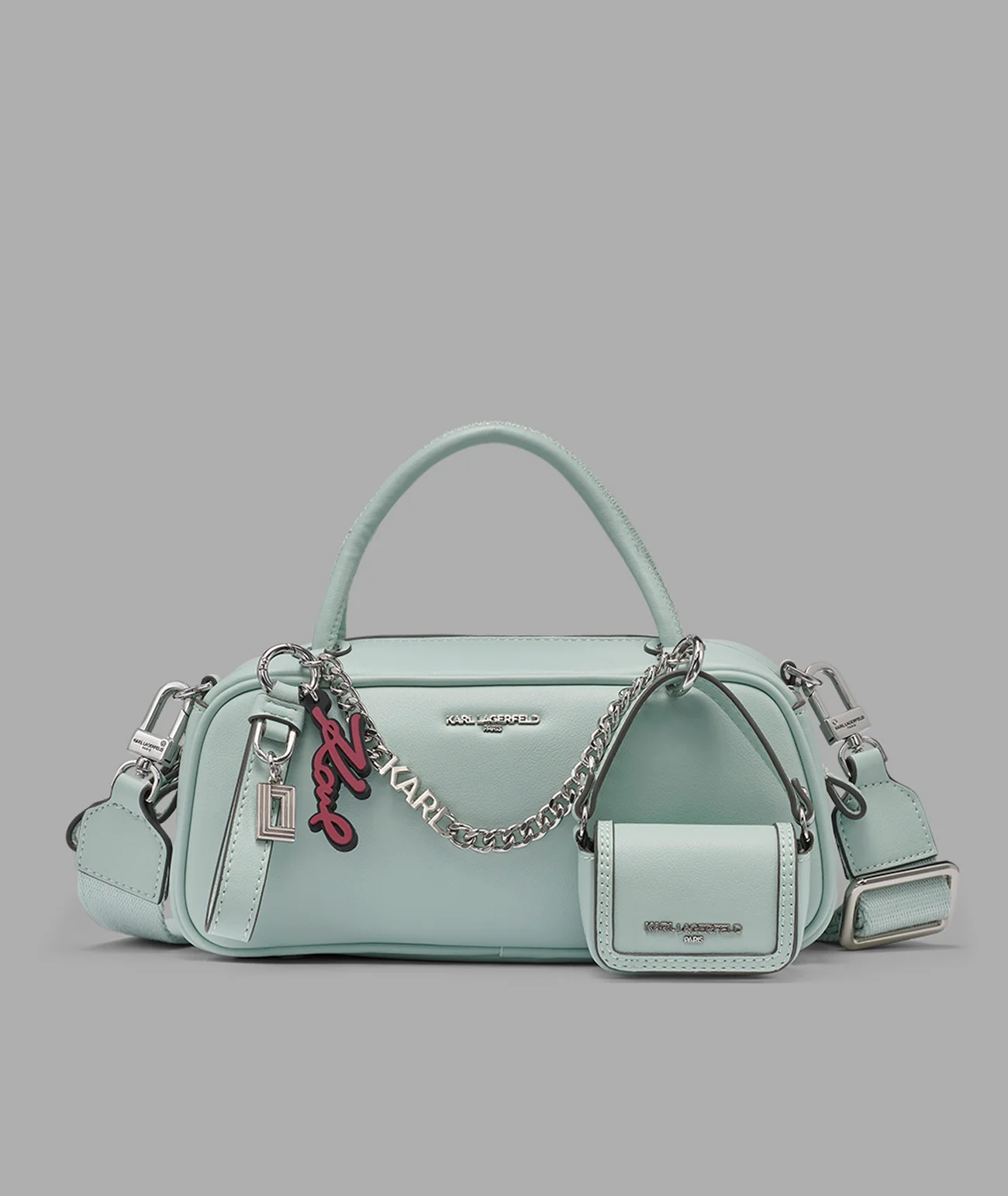 ZAYLIA MINI SATCHEL WITH CHAIN & MINI BAG