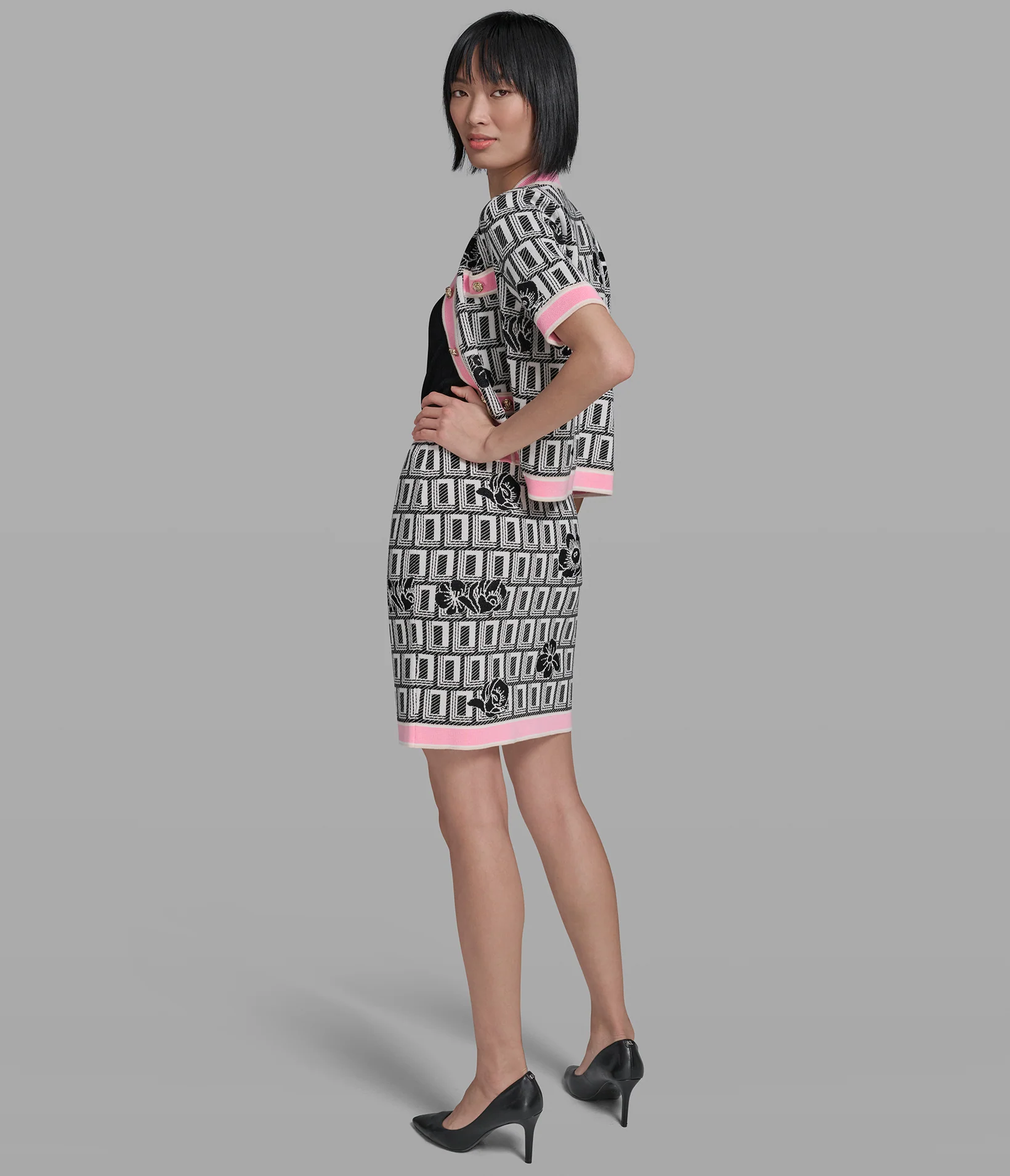 CO-ORD DOUBLE L SWEATER SKIRT - Image 5