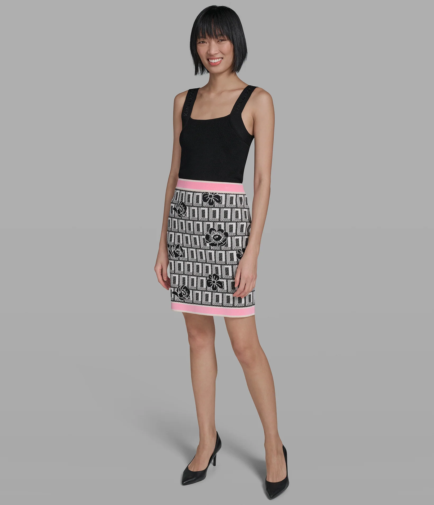 CO-ORD DOUBLE L SWEATER SKIRT - Image 6