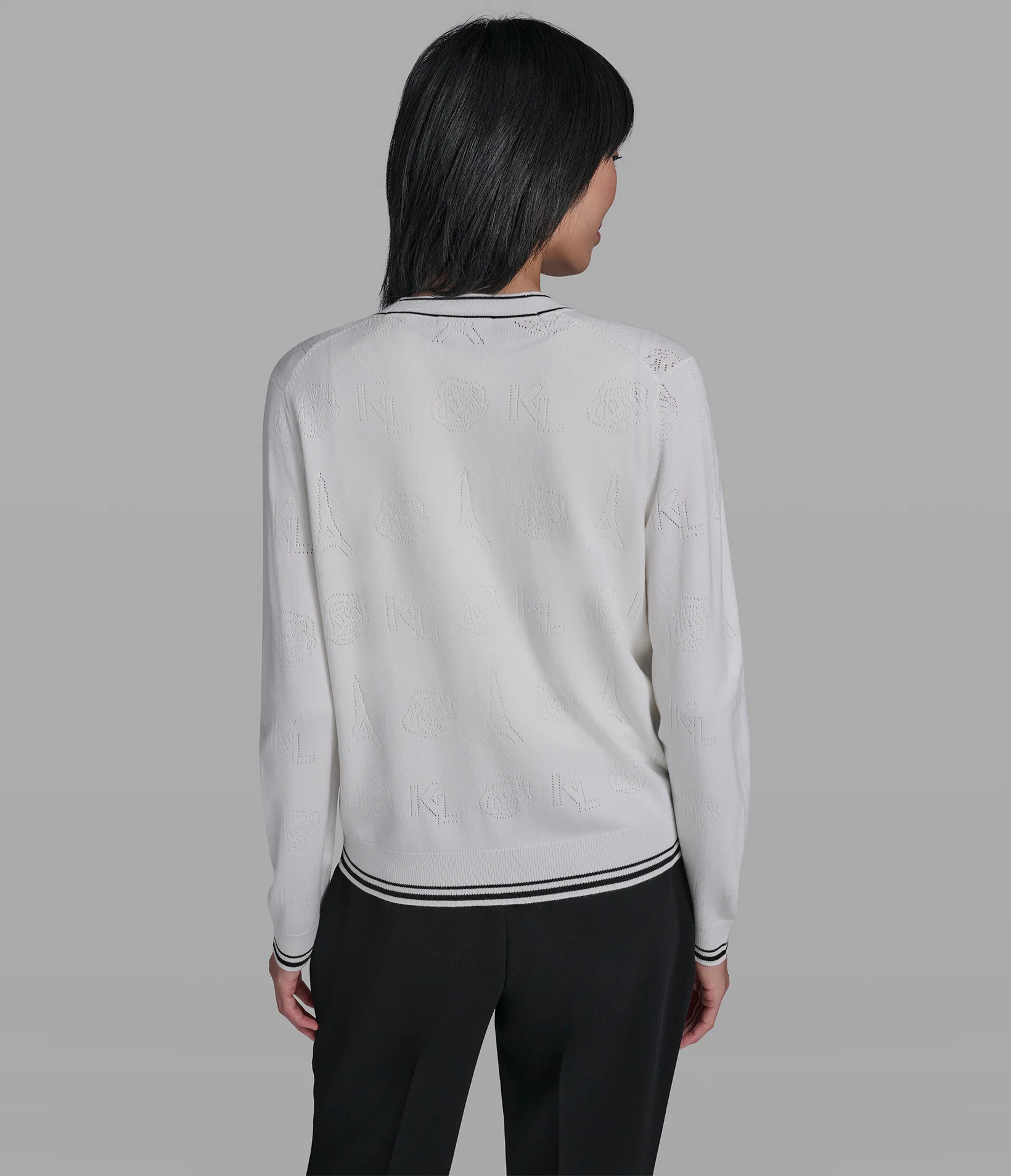 PERFORATED CARDIGAN - Image 2