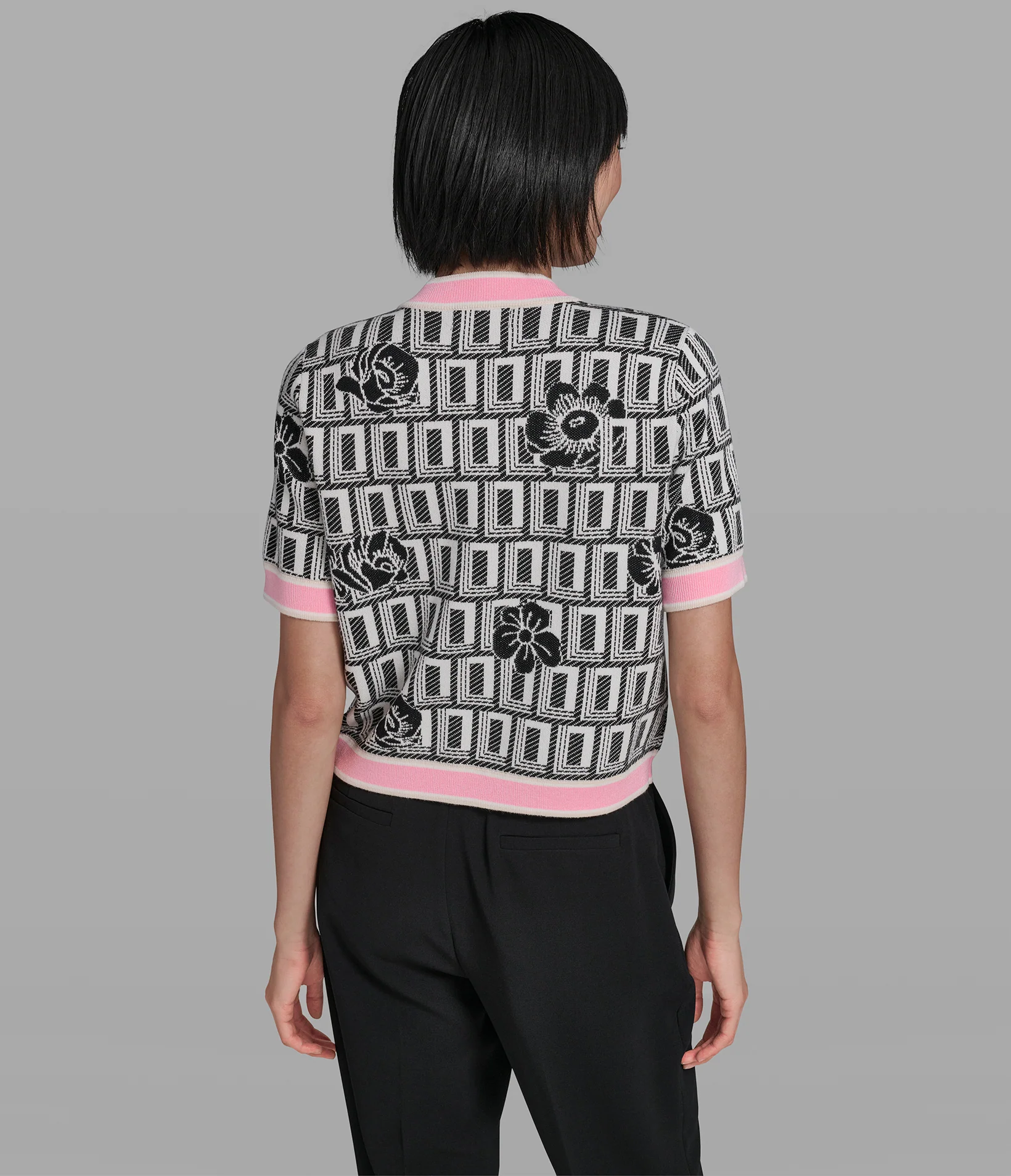 CO-ORD SHORT SLEEVE DOUBLE L CARDIGAN - Image 3