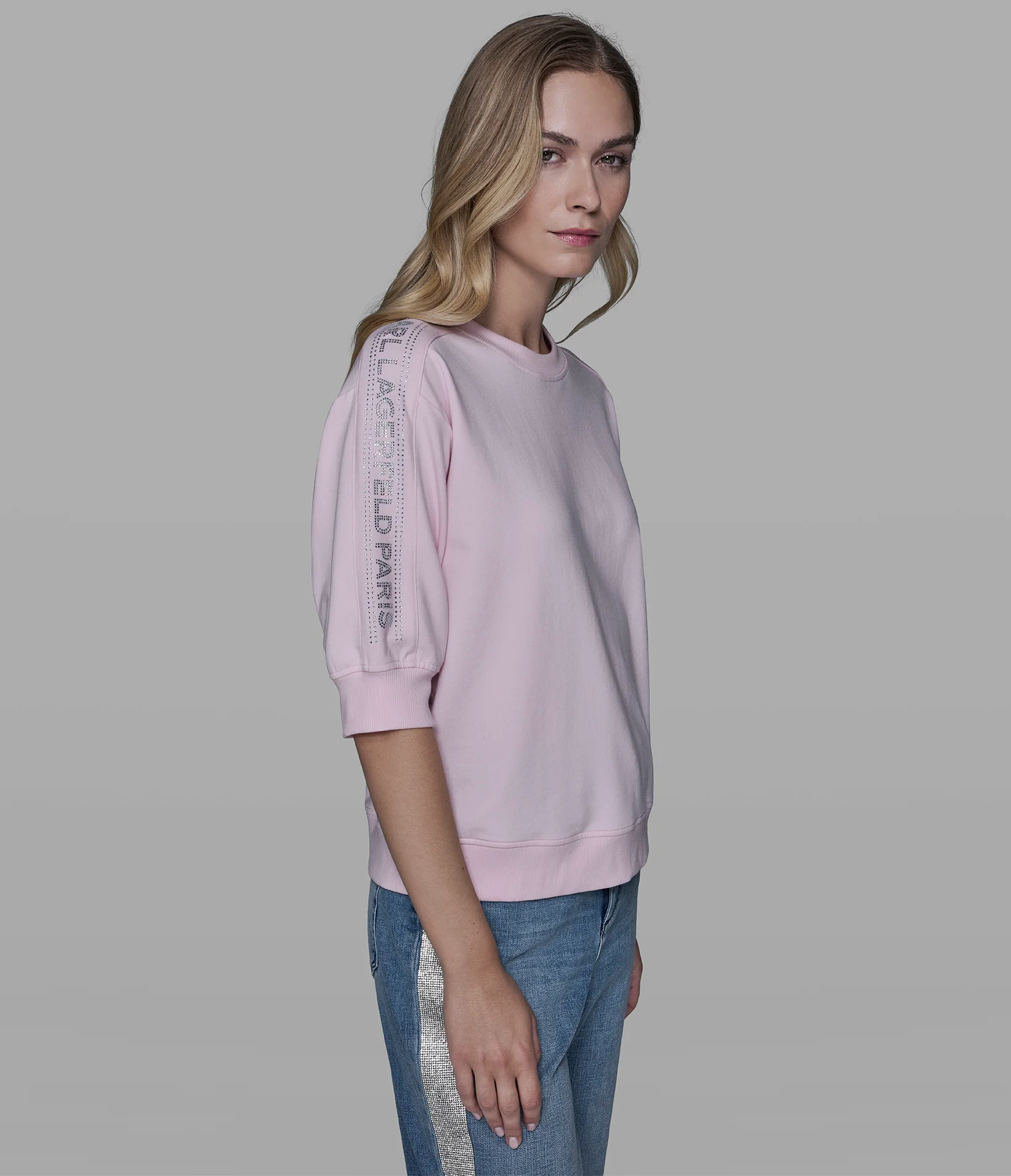 SPARKLE LOGO TAPE SPORT TOP - Image 3
