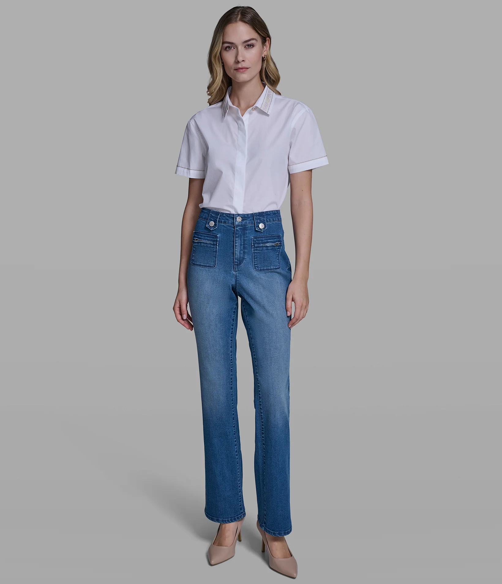 FRONT POCKET BOOTCUT JEAN