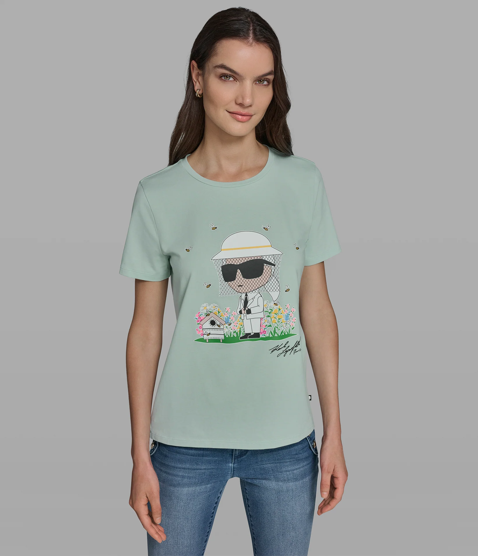 BEE KEEPER KARL LOGO TEE - Image 4