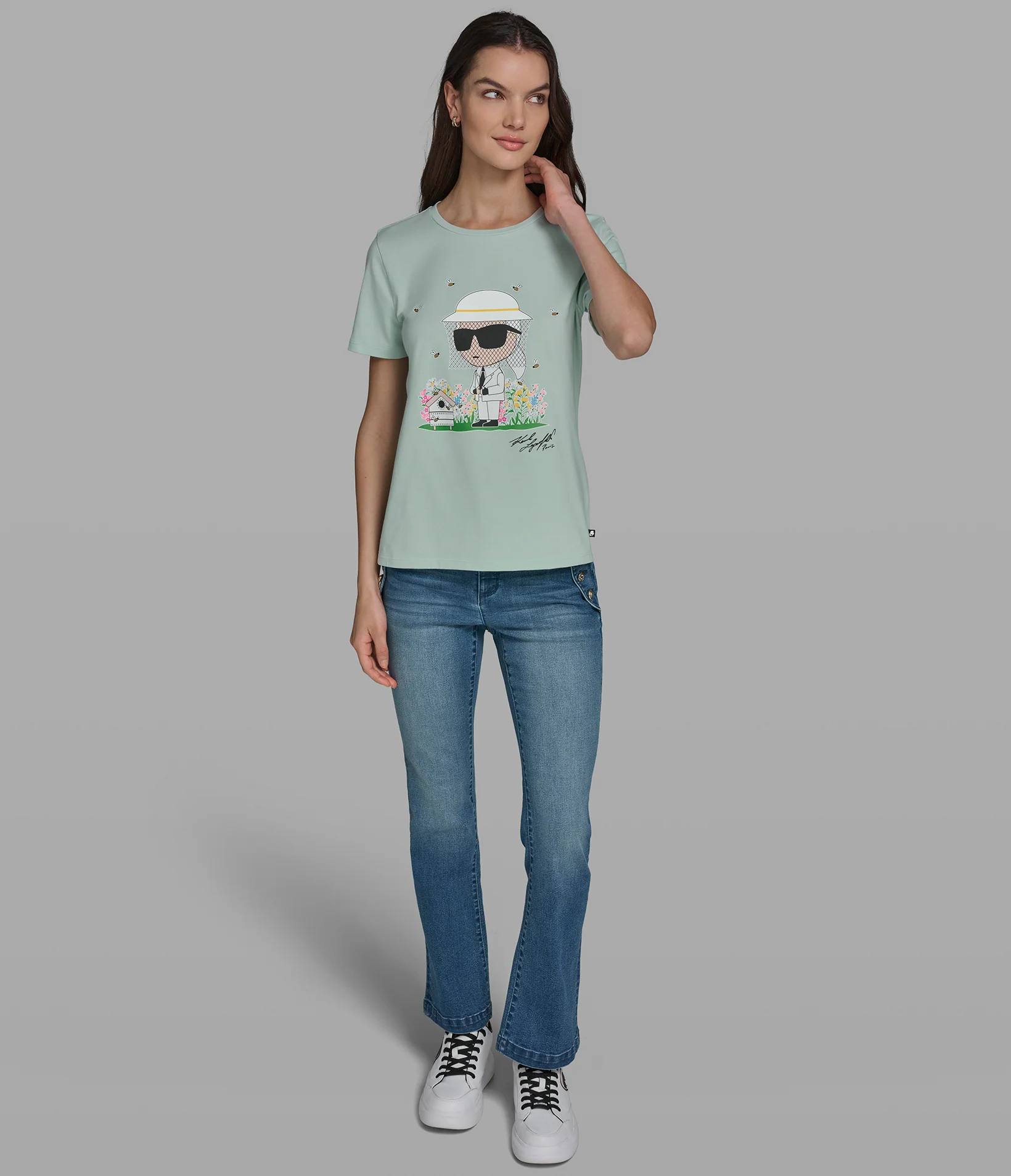 BEE KEEPER KARL LOGO TEE - Image 5