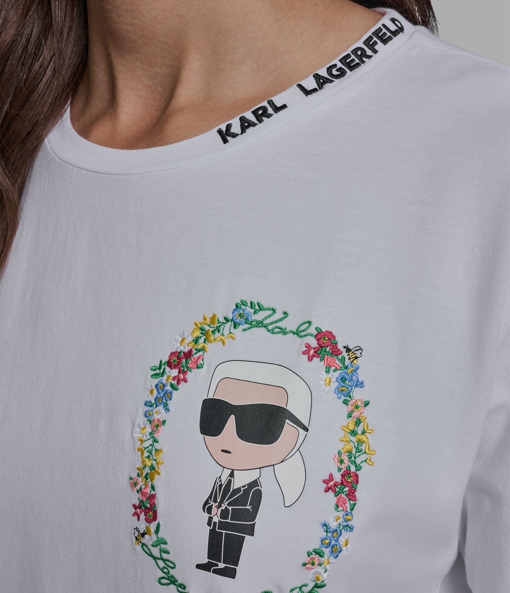 FLORAL FRAME KARL TEE - Image 6