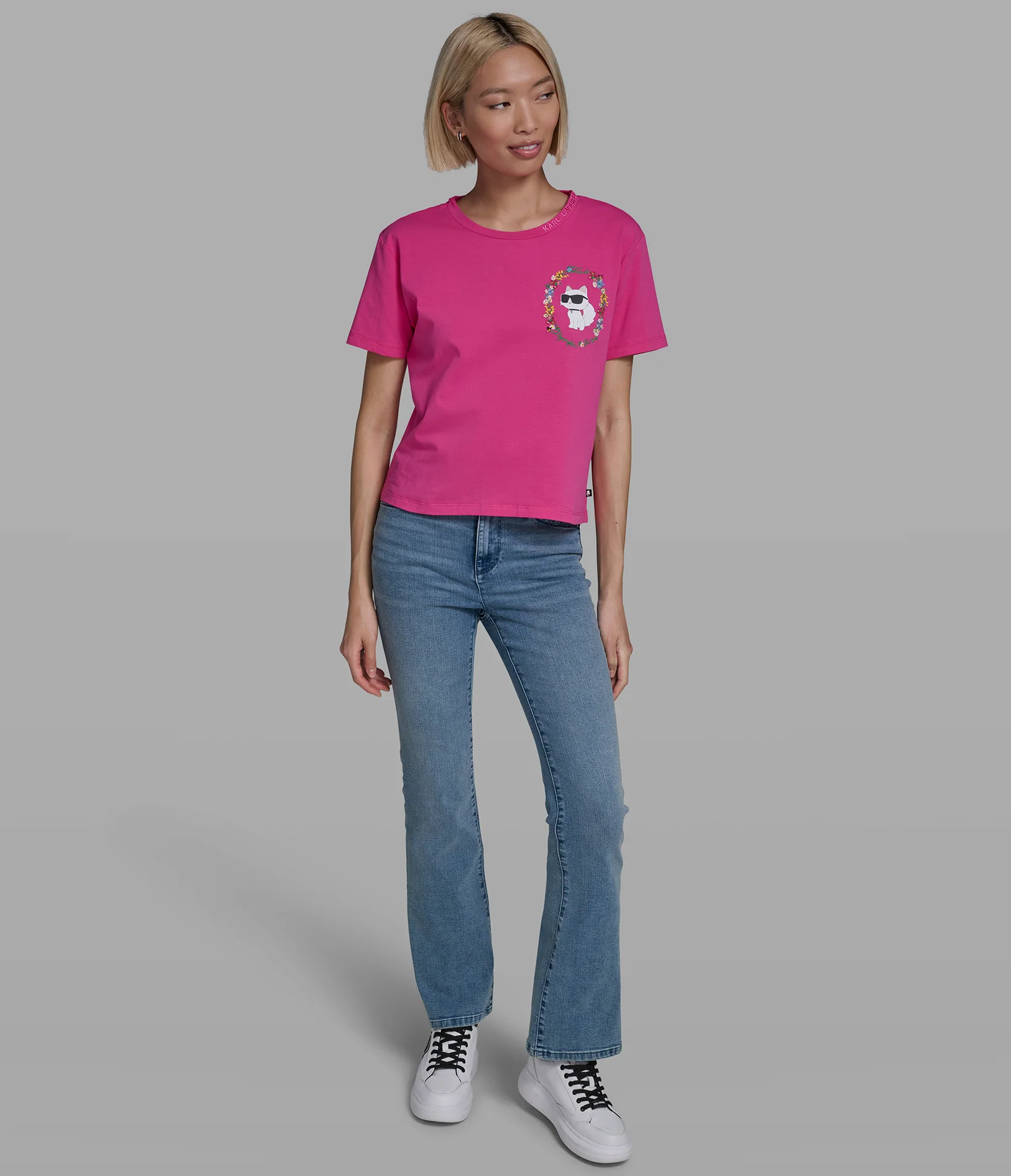 FLORAL FRAME CHOUPETTE TEE - Image 4