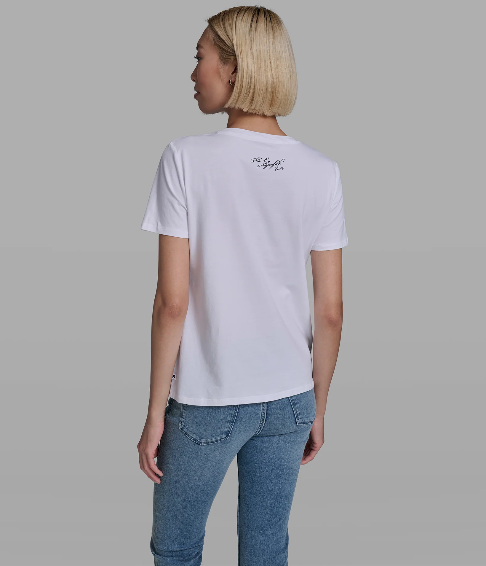 EMBELLISHED DUO OUTLINE TEE - Image 2