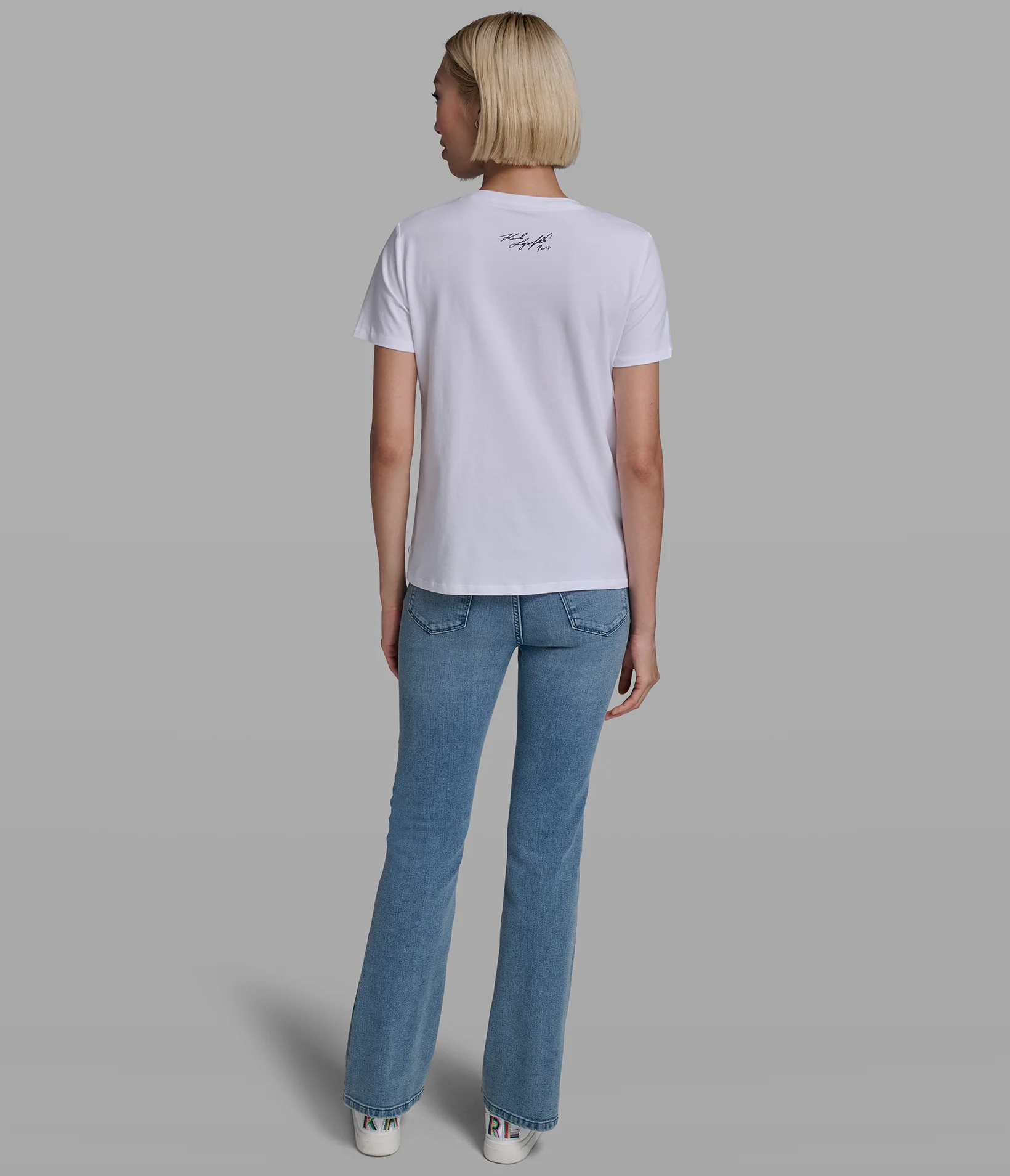 EMBELLISHED DUO OUTLINE TEE - Image 5
