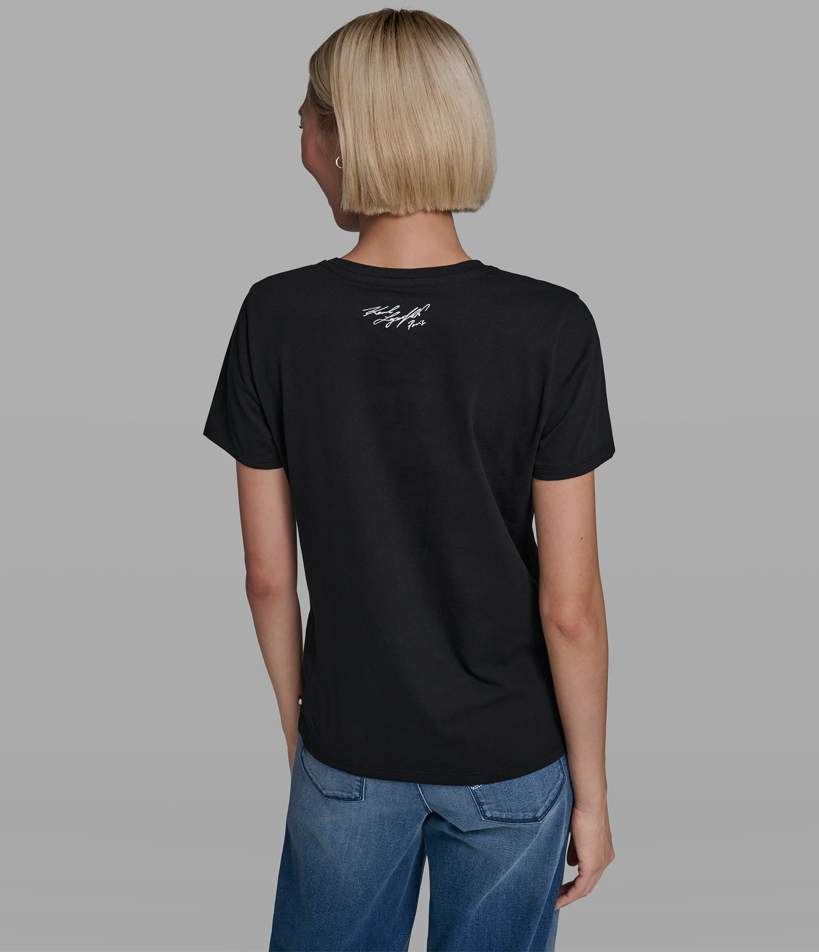 FLORAL QUOTE LOGO TEE - Image 2