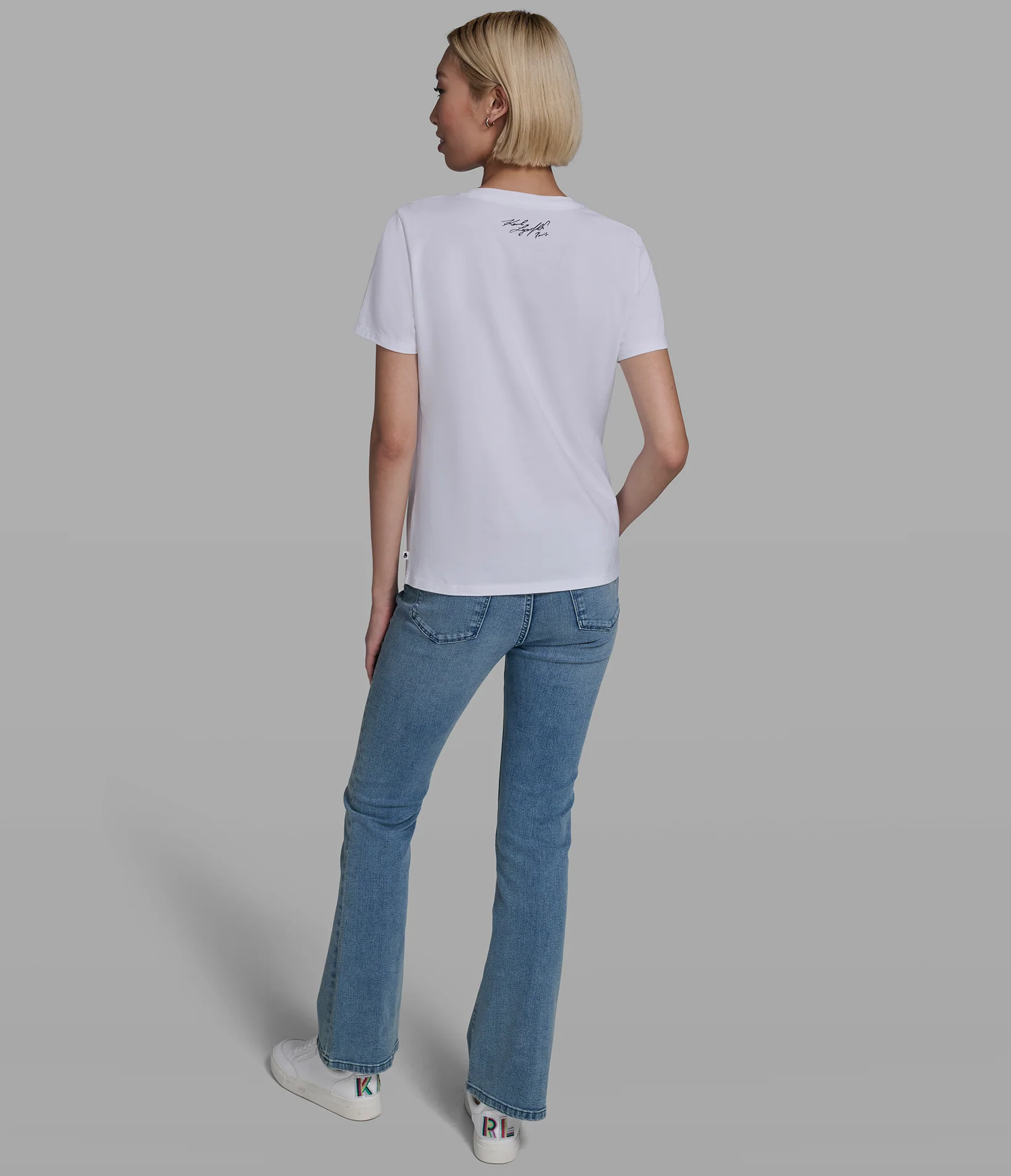 FLORAL HEART LOGO TEE - Image 5