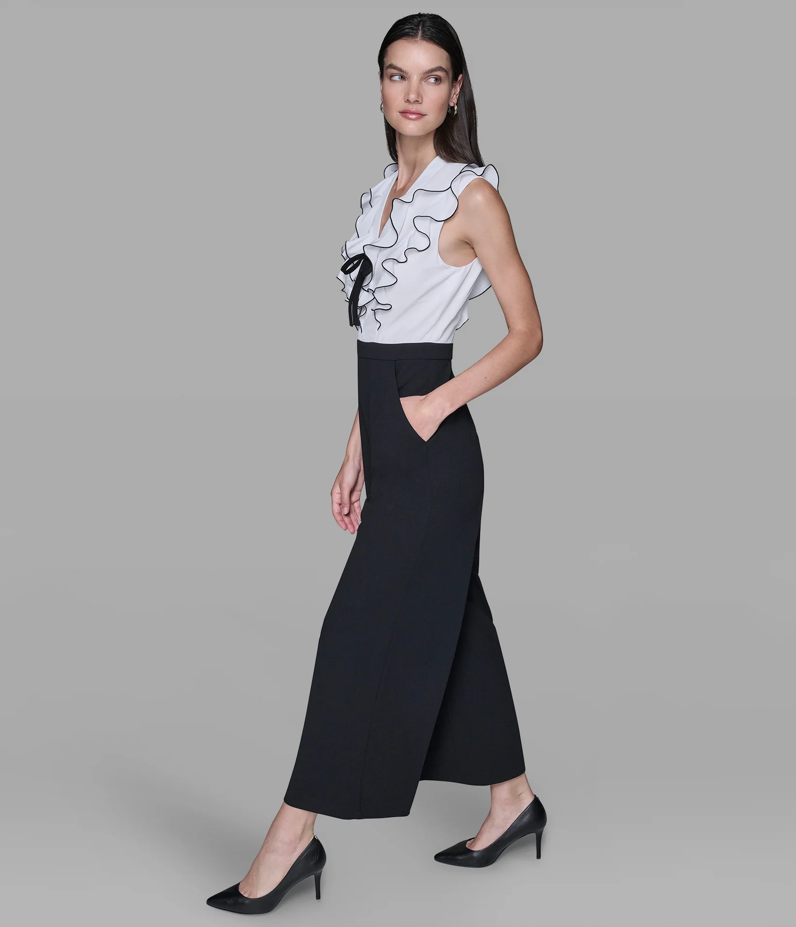 SILKY CREPE JUMPSUIT - Image 3