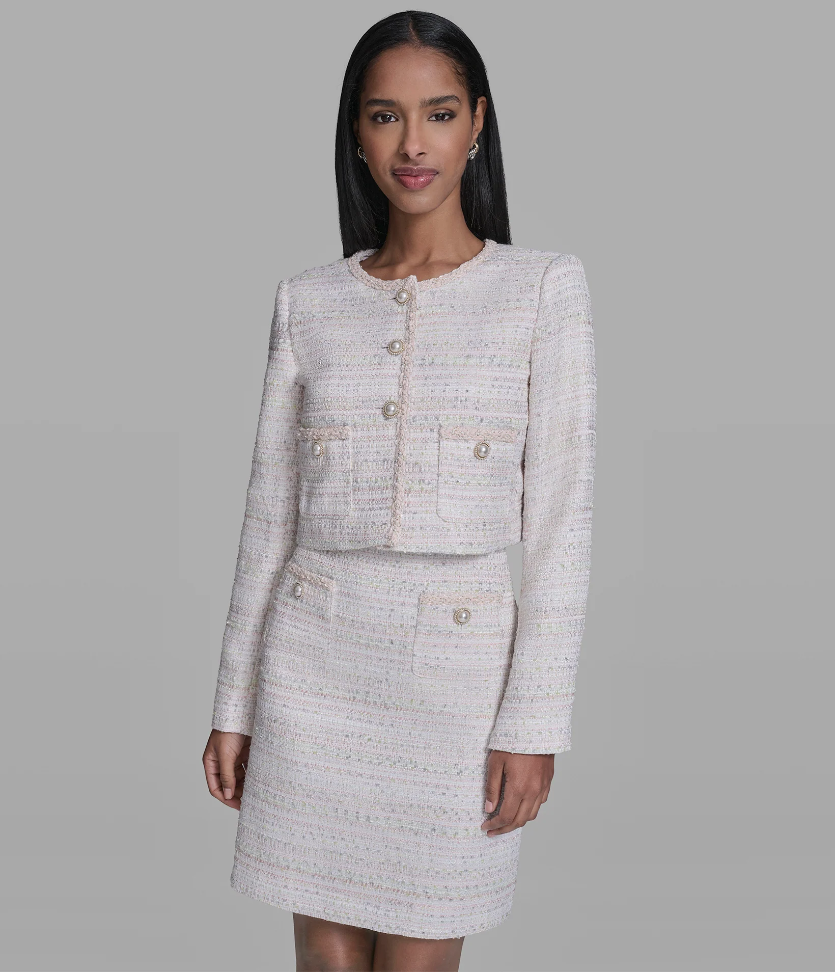 TWEED CO-ORD DRESS JACKET