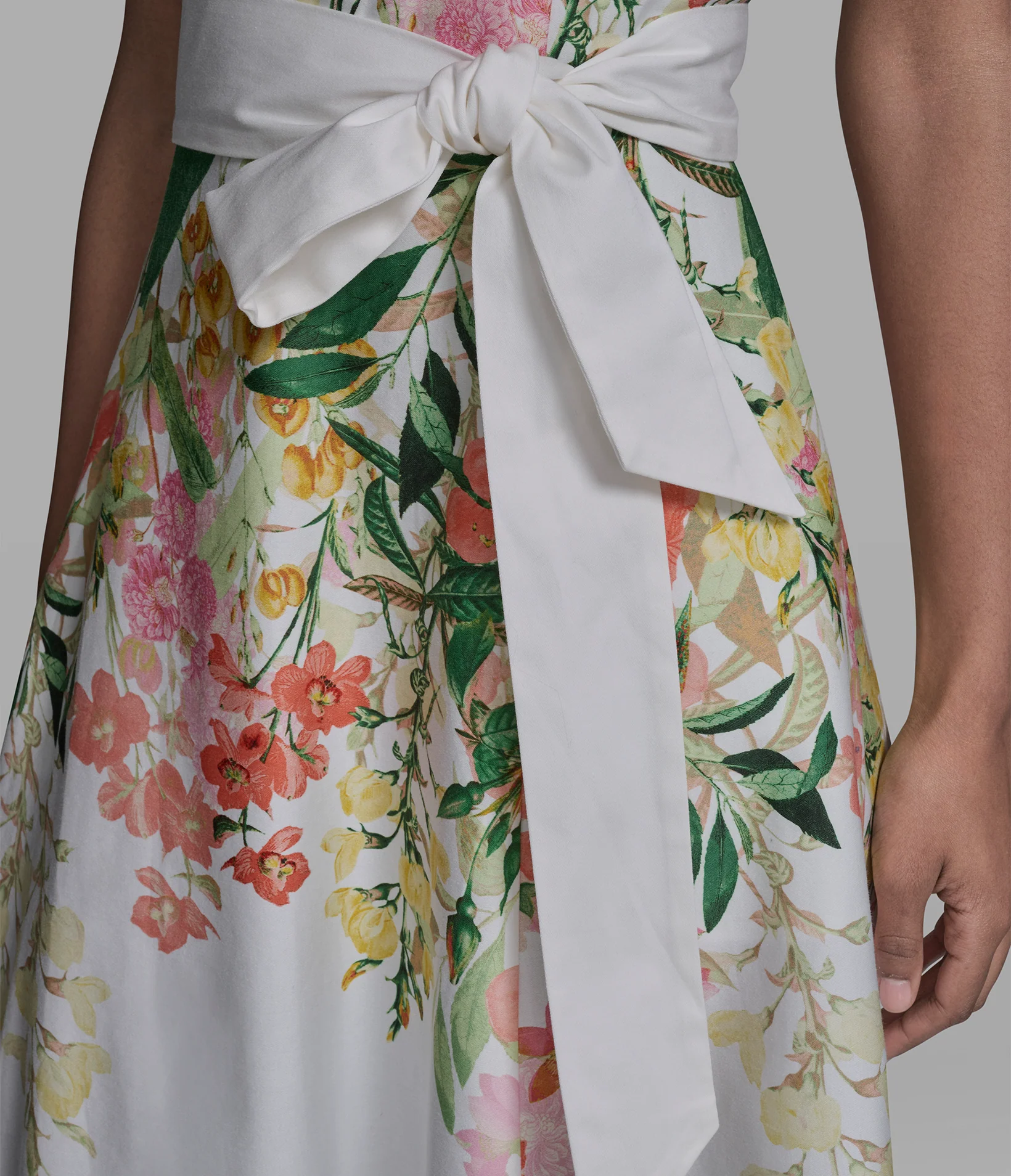 SLEEVELESS FLORAL MAXI DRESS - Image 7