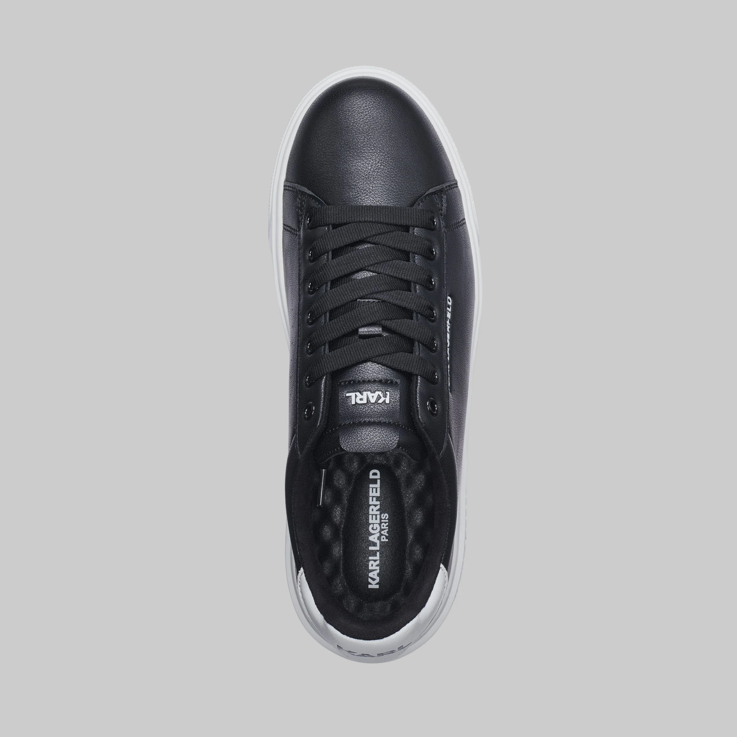 LEATHER SNEAKER WITH SIDE LOGO - Image 3