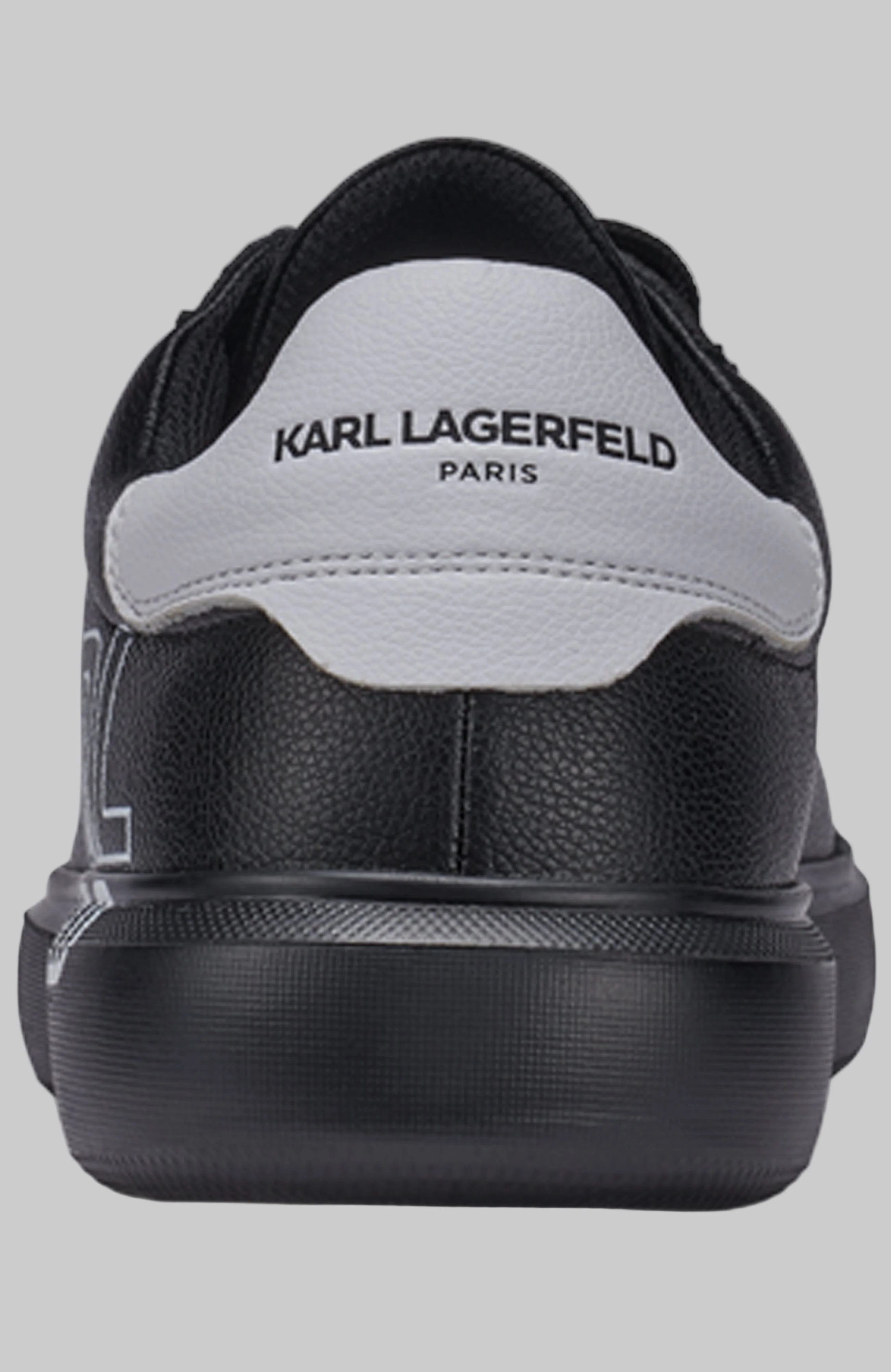 LEATHER SNEAKER WITH KARL LOGO - Image 3