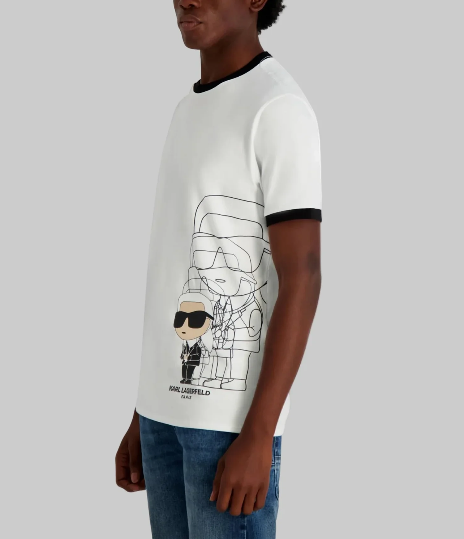 KARL SHADOWED OUTLINE TEE - Image 3