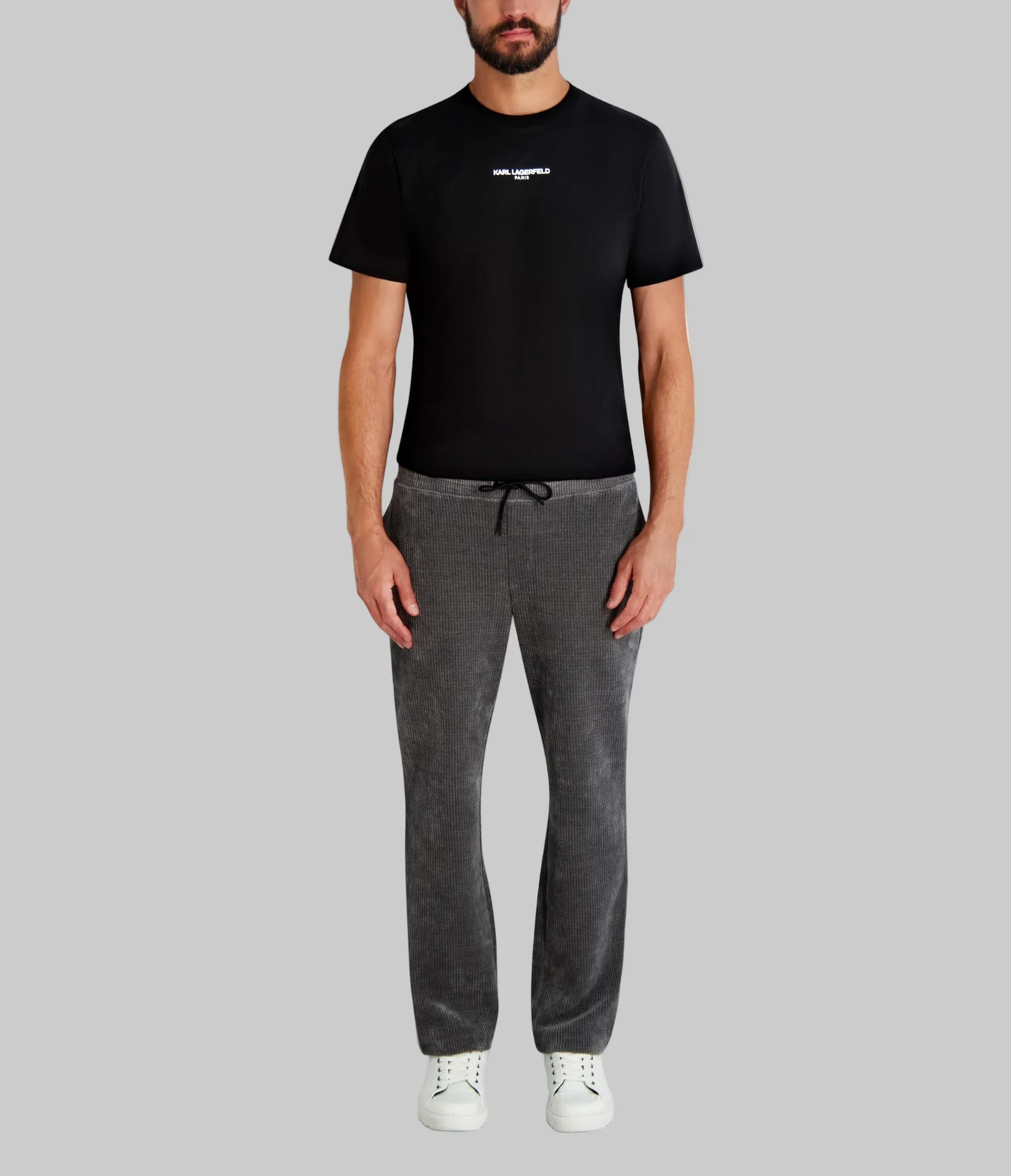 MID-RISE FAUX KNIT CORD JOGGER - Image 4