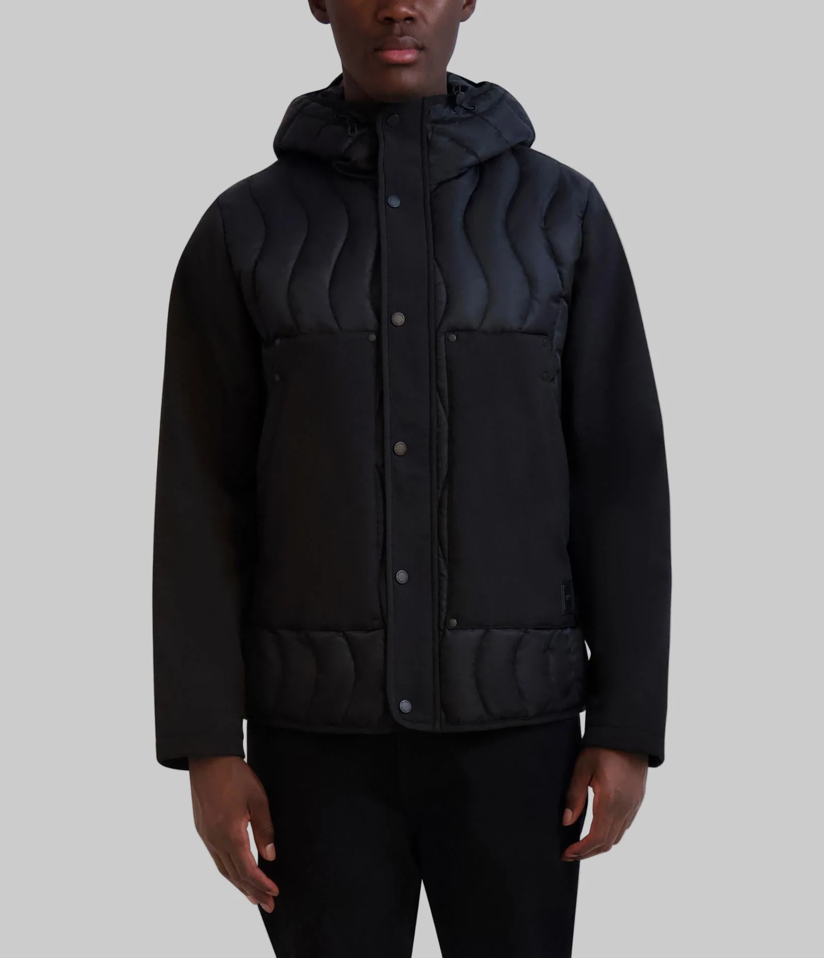 QUILTED HOODED JACKET