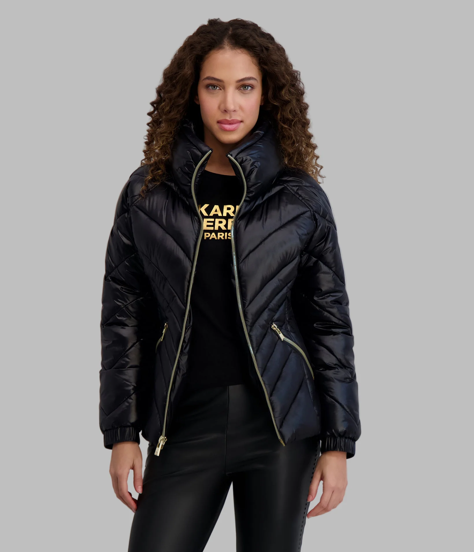 PILLOW COLLAR PUFFER JACKET - Image 4