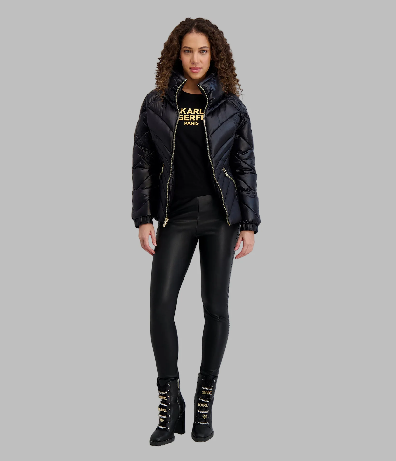 PILLOW COLLAR PUFFER JACKET - Image 5