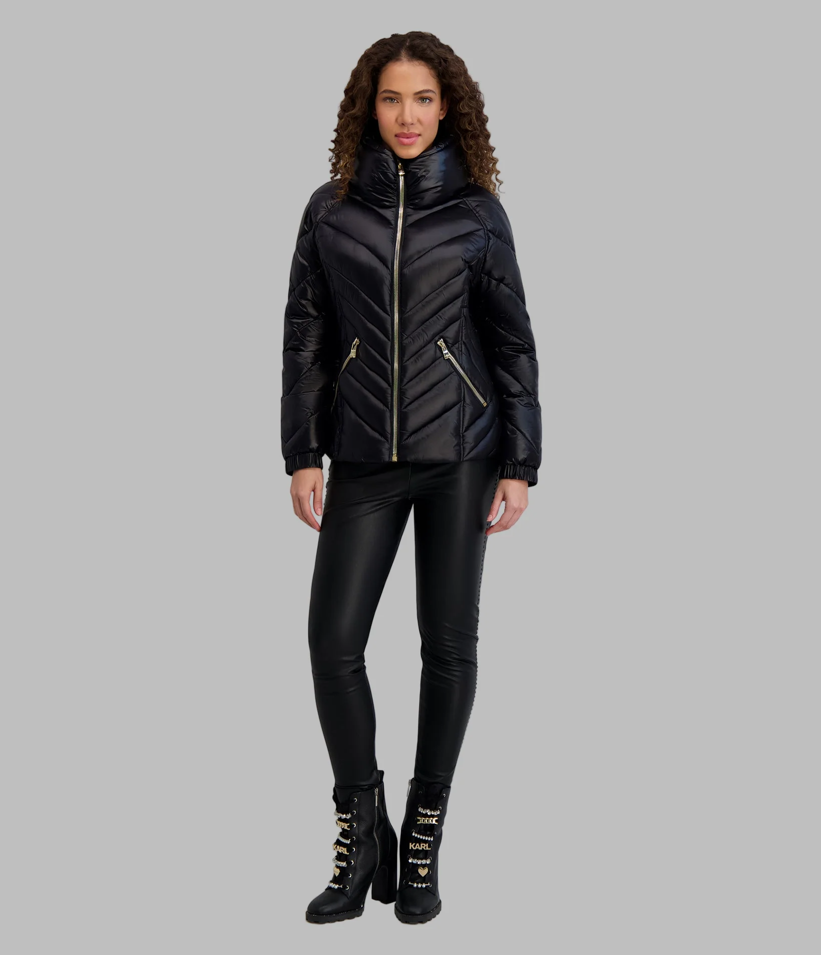 PILLOW COLLAR PUFFER JACKET - Image 6