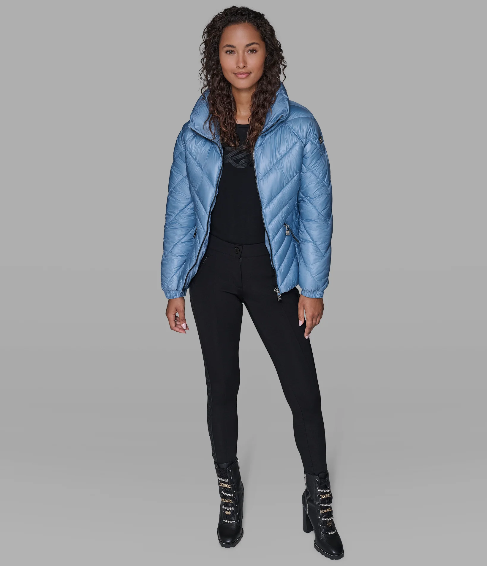 PILLOW COLLAR PUFFER JACKET - Image 3