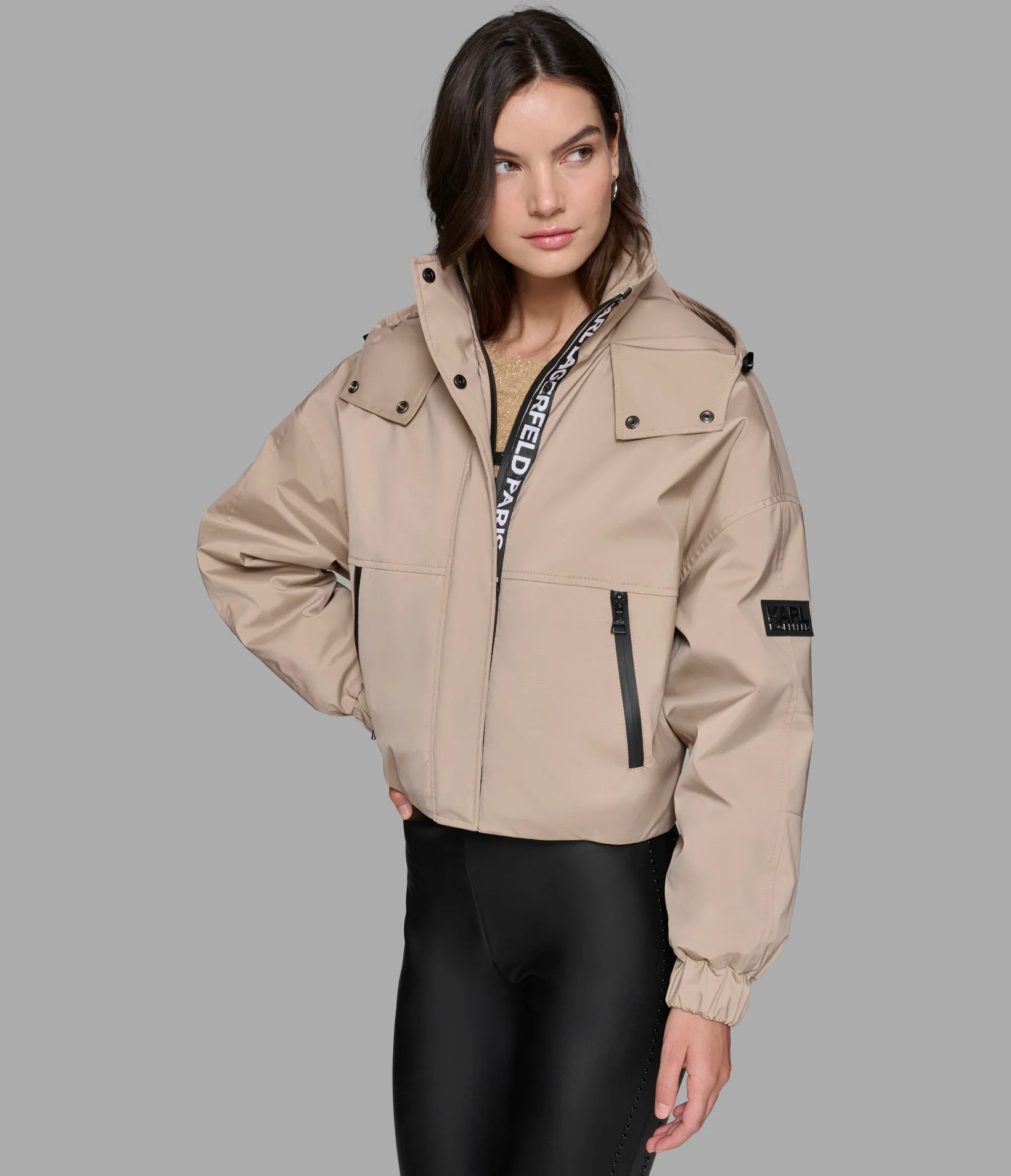 CROPPED LOGO BOMBER - Image 5